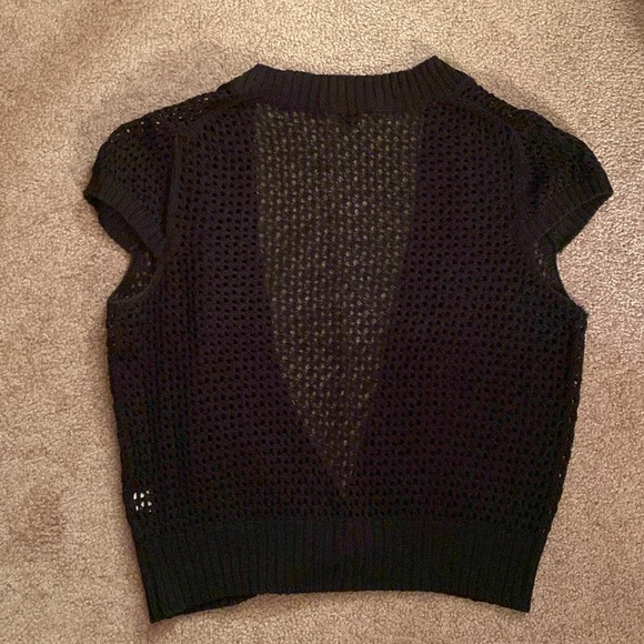 BANANA REPUBLIC knit cardigan sweater sz M - Picture 3 of 4